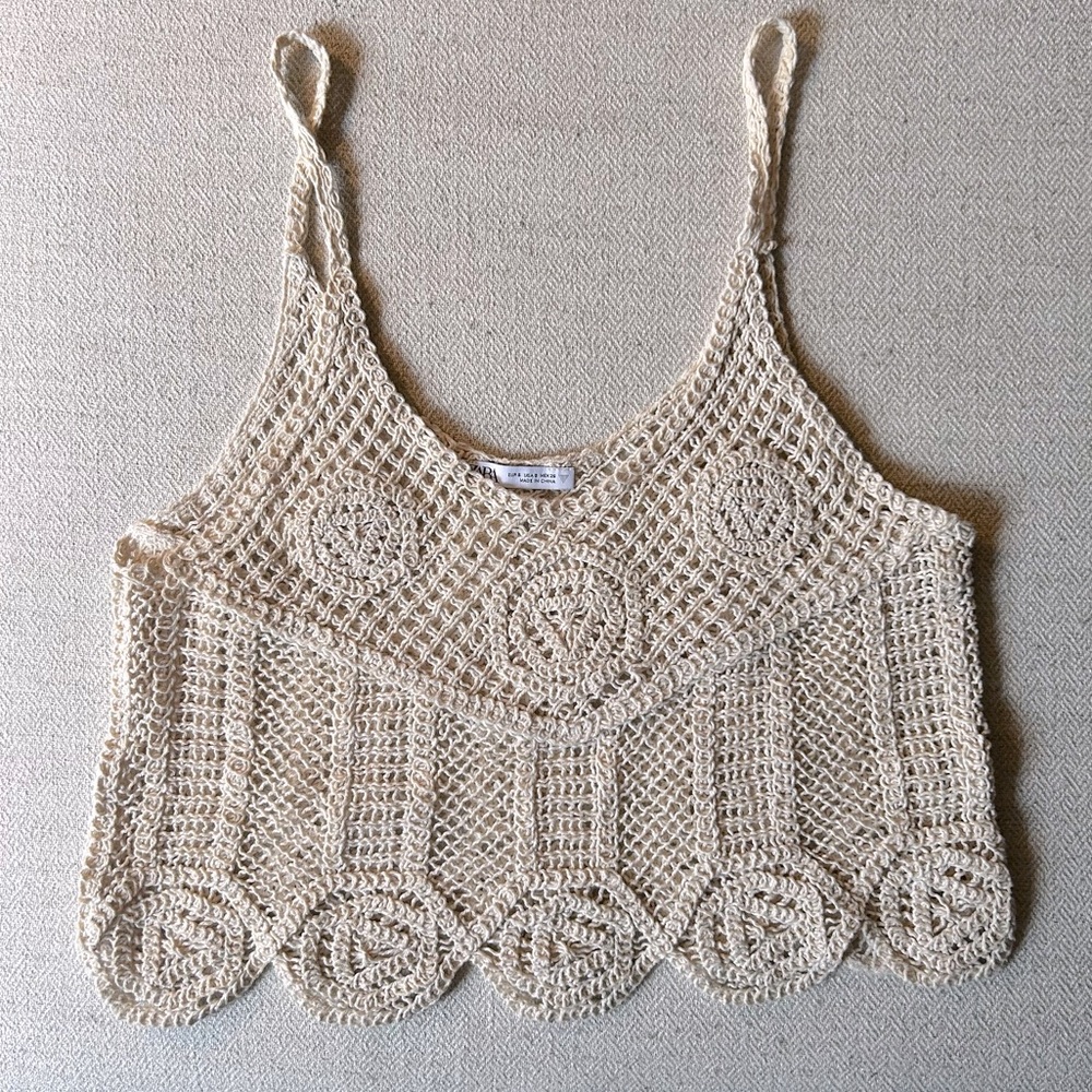 Zara Crochet Top